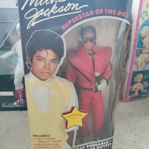 Michael Jackson Superstar of the 80's Thriller Doll.